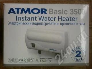 Лот: 422133. Фото: 1. Проточный водонагреватель ATMOR... Печи для бани, сауны
