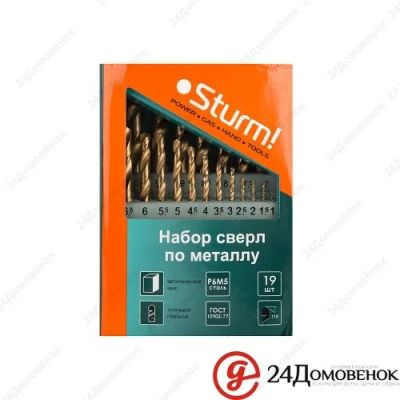Лот: 8927370. Фото: 1. Набор сверл по металлу Sturm 1055-03-SS3... Ручной инструмент