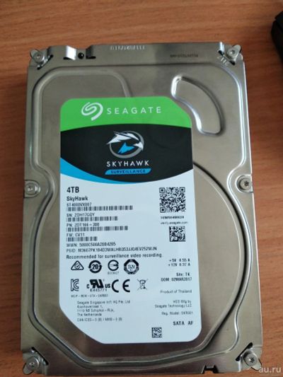 Лот: 13664385. Фото: 1. Жесткий диск Seagate Skyhawk 4TB. Жёсткие диски (HDD)