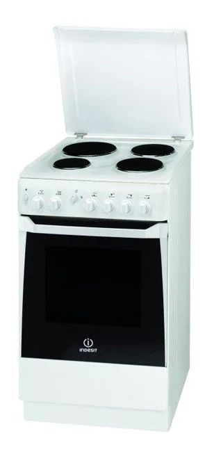 Лот: 7880556. Фото: 1. Электрическая плита Indesit KN1E17... Плиты, духовые шкафы, варочные поверхности