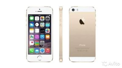 Лот: 8627654. Фото: 1. Смартфон iPhone 5S, 16Gb, золотистый. Смартфоны
