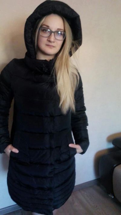 Лот: 9275171. Фото: 1. черный пуховик. Верхняя одежда