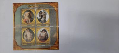 Лот: 19379036. Фото: 1. марка-блок искусство 6. Марки