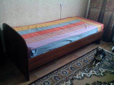 Лот: 4364085. Фото: 1. кровать 200-80, практически новая. Кровати