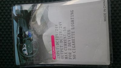 Лот: 4678001. Фото: 1. автомобильный разветвитель в прикуриватель... Электроприборы для автомобиля