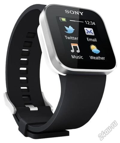 Лот: 5619157. Фото: 1. Sony SmartWatch MN2, умные часы... Смарт-часы, фитнес-браслеты, аксессуары