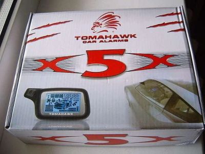 Лот: 10192129. Фото: 1. Автосигнализация Tomahawk X5 с... Автомобильные сигнализации