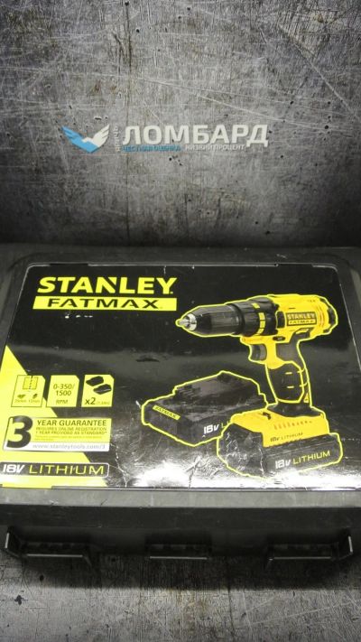 Лот: 17331371. Фото: 1. Шуруповерт аккумуляторный Stanley... Электроинструмент
