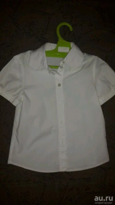Лот: 10714249. Фото: 1. Белая рубашка. Рубашки, блузки, водолазки