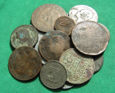 Лот: 15811337. Фото: 1. 20 старых монет Европы с 1850г... Остальные страны