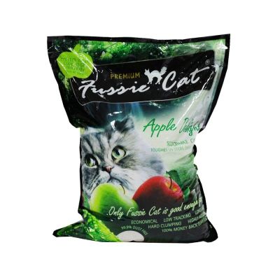 Лот: 10406606. Фото: 1. Наполнитель fussie cat apple для... Миски, лотки, наполнители