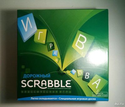 Лот: 10844729. Фото: 1. Игра настольная дорожный scrabble. Детские настольные игры