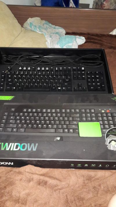 Лот: 7703940. Фото: 1. razer blackwindow. Рули, джойстики