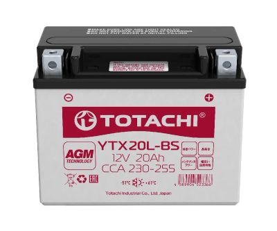 Лот: 21581197. Фото: 1. Аккумулятор TOTACHI CMF 20 а/ч... Аккумуляторы