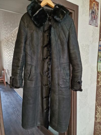 Лот: 25805106. Фото: 1. Дубленка женская 52 54. Верхняя одежда