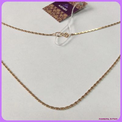 Лот: 6216653. Фото: 1. Золотая цепь 585 пробы. Вес 3... Цепочки