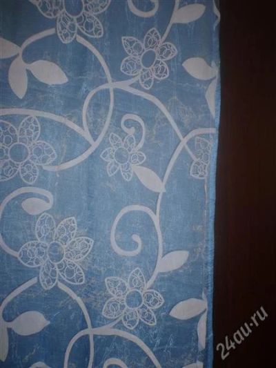Лот: 2194903. Фото: 1. Новый голубой комплект штор. Шторы, тюль