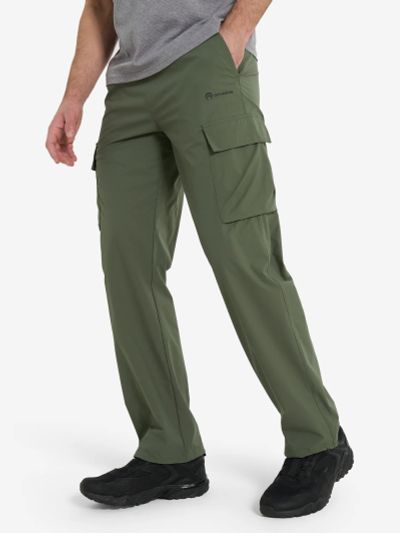 Лот: 24893304. Фото: 1. Брюки мужские Outventure, Зеленый. Спортивные брюки, штаны