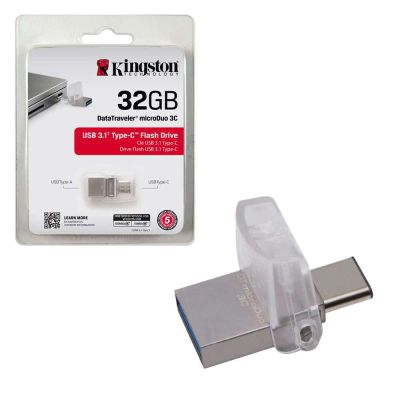 Лот: 10968279. Фото: 1. Флешка USB Flash 32Gb Type-C Kingston... USB-флеш карты