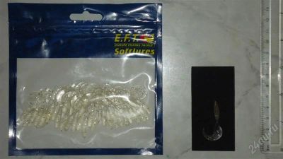 Лот: 2491692. Фото: 1. Твистеры уп.№ 14E.F.T.Softlures... Прикормки, приманки