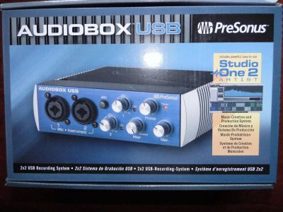 Лот: 4337920. Фото: 1. Аудио интерфейс PreSonus AudioBox... Микшеры, предусилители, микрофонные эффекты