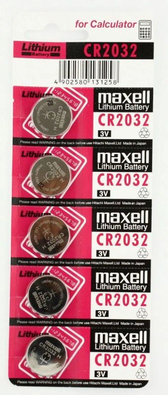 Лот: 22151203. Фото: 1. MAXELL CR-2032 BP-5 (5/100). Батарейки, аккумуляторы, элементы питания