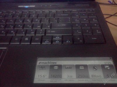 Лот: 1501844. Фото: 1. Ноутбук Acer Emachines E725. Ноутбуки
