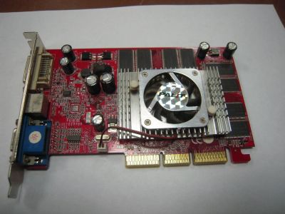 Лот: 11164096. Фото: 1. Видеокарта AGP Nvidia GeForce... Видеокарты