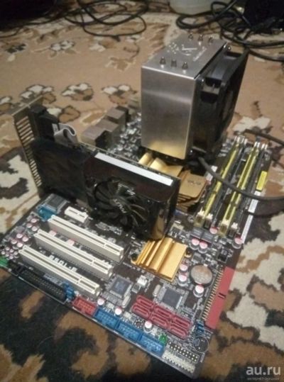 Лот: 15131341. Фото: 1. Комплект ASUS P5QL-E + Intel Core2Quad... Комплекты запчастей