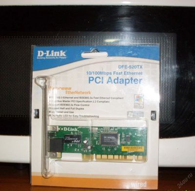 Лот: 5684469. Фото: 1. PCI Adapter DFE-520 TX. Платы расширения, контроллеры, доп. порты