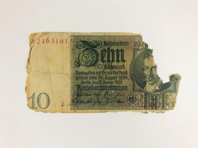 Лот: 23302595. Фото: 1. Банкнота. Германия. 10 рейхсмарок... Другое (банкноты)