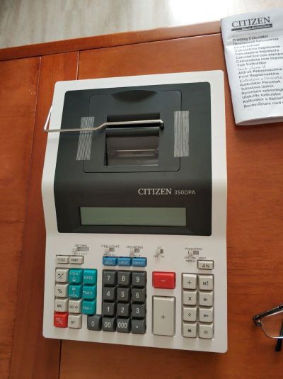 Лот: 14068304. Фото: 1. Печатающий калькулятор Citizen... Калькуляторы