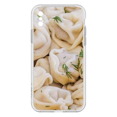 Лот: 25282779. Фото: 1. Чехол Krutoff Clear Case "Пельмешки... Чехлы, бамперы