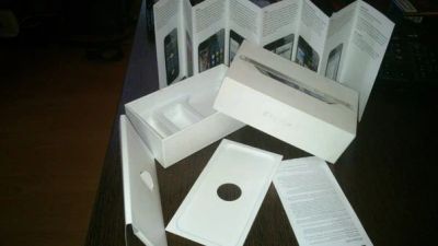 Лот: 4034804. Фото: 1. Коробка,коробочка,документы Iphone... Коробки, инструкции