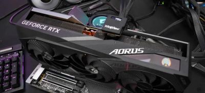 Лот: 25736300. Фото: 1. видеокарта Aorus GeForce RTX... Видеокарты