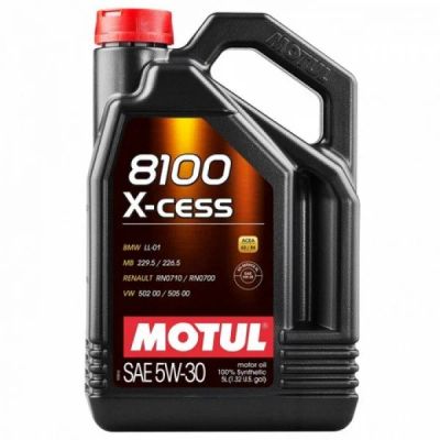 Лот: 16122406. Фото: 1. MOTUL 8100 X-cess 5w30 100% Synthetic... Масла, жидкости
