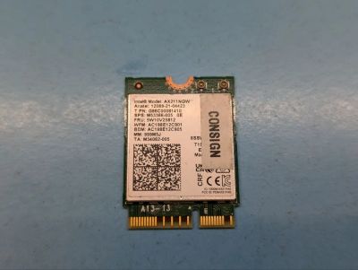 Лот: 23609262. Фото: 1. Б/У Wi-Fi модуль, трехдиапазонная... Сетевые карты