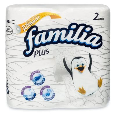 Лот: 24106766. Фото: 1. Туалетная бумага Familia, Plus... Средства личной гигиены 