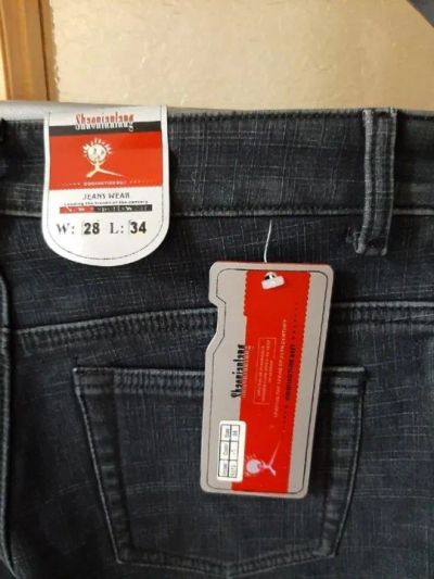 Лот: 19961540. Фото: 1. джинсы новые, утеплённые, клёш... Джинсы
