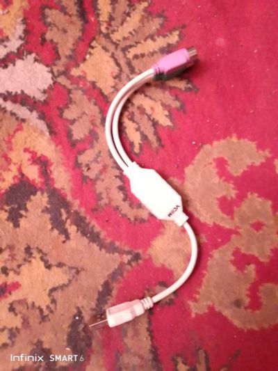 Лот: 22182219. Фото: 1. Переходник USB PS/2 ПК. Шлейфы, кабели, переходники