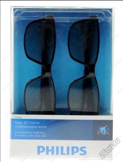 Лот: 5616430. Фото: 1. 3D стереоочки для ТВ Philips PTA417... 3D-очки