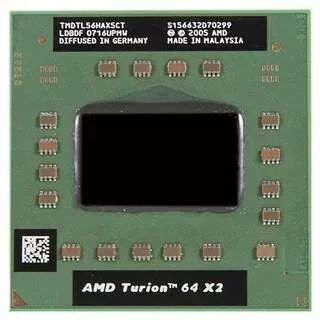 Лот: 10444245. Фото: 1. AMD Turion™ 64 X2 Dual-Core Mobile... Процессоры