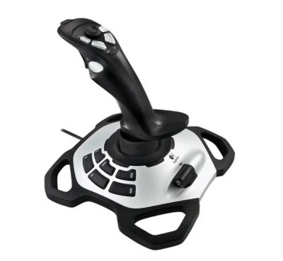 Лот: 10498542. Фото: 1. джостик logitech extreme 3d pro. Рули, джойстики