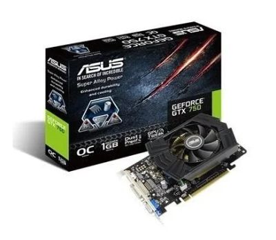 Лот: 6571138. Фото: 1. Видеокарта ASUS GeForce GTX750-PHOC-1GB5... Видеокарты