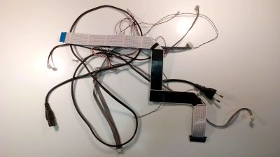 Лот: 16037454. Фото: 1. Шлейф LVDS YK E356677 AWM 20861... Запчасти для телевизоров, видеотехники, аудиотехники