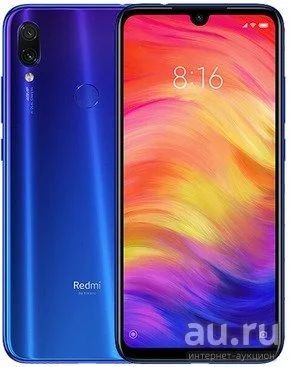 Лот: 13666305. Фото: 1. Xiaomi Redmi Note 7 3/32Gb(Neptune... Смартфоны