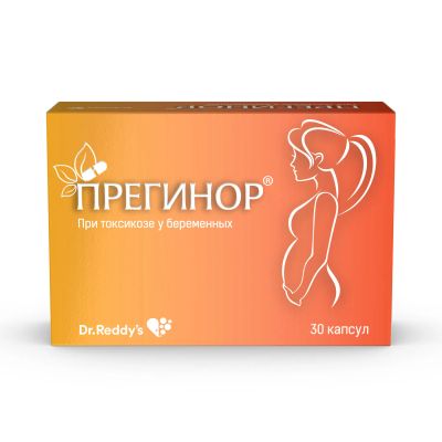 Лот: 23715989. Фото: 1. Прегинор капсулы 550мг № 30. Лекарства