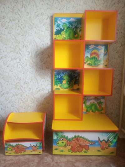 Лот: 16384269. Фото: 1. Стеллаж и тумба детские. Шкафы, стеллажи, комоды