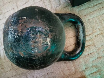Лот: 14334407. Фото: 1. Гиря 24 кг. Гири