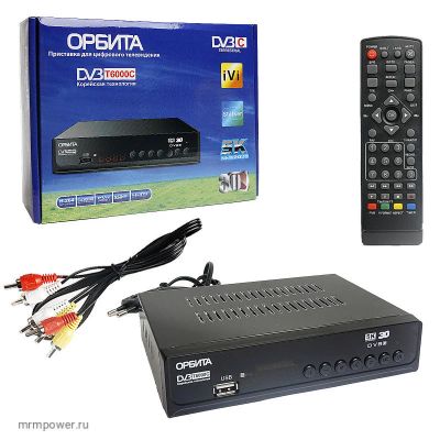 Лот: 17464969. Фото: 1. Цифровой ресивер DVB-T2 Орбита... Цифровое, спутниковое ТВ